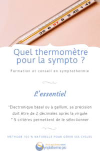 thermomètre choisir symptothermie quel thermomètre choisir pour la symptothermie