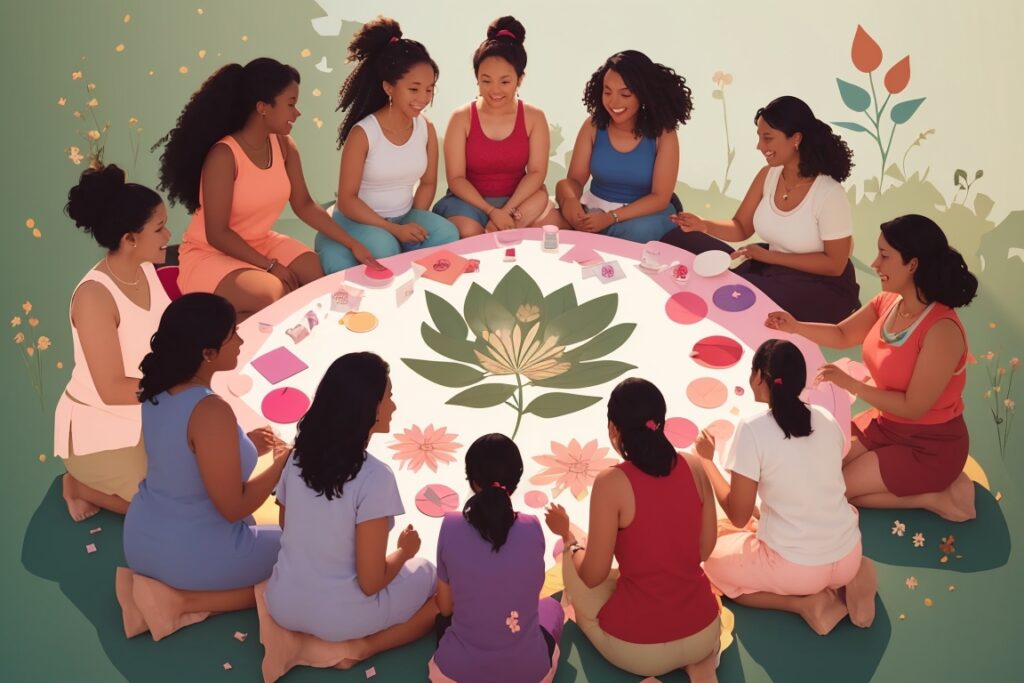 Rendez vous du cycle menstruel féminin