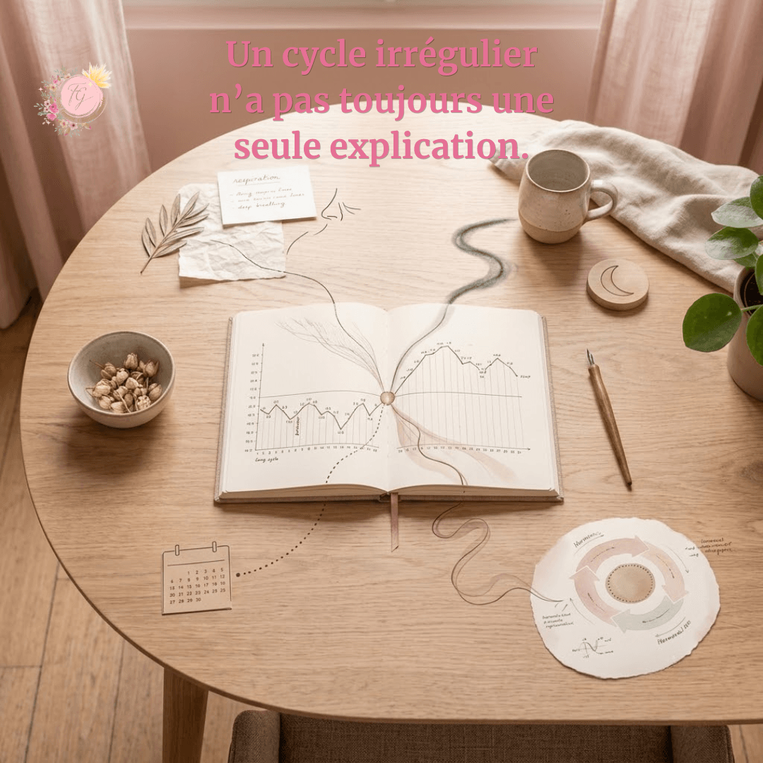 Comprendre un cycle irrégulier et ses différentes causes avec la symptothermie